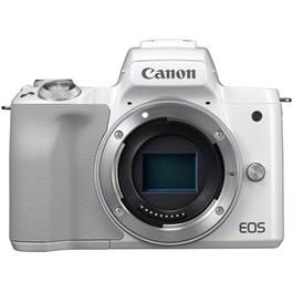 Canon EOS M50 Mirrorless Camera Body - White thumbnail